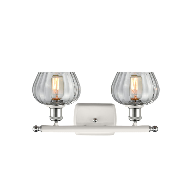 Innovations Lighting Fenton 2 Light Bath Vanity Light Part Of The Ballston Collection 516-2W-WPC-G92-LED