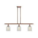 Caledonia Island Light shown in the Antique Copper finish with a Mouchette shade