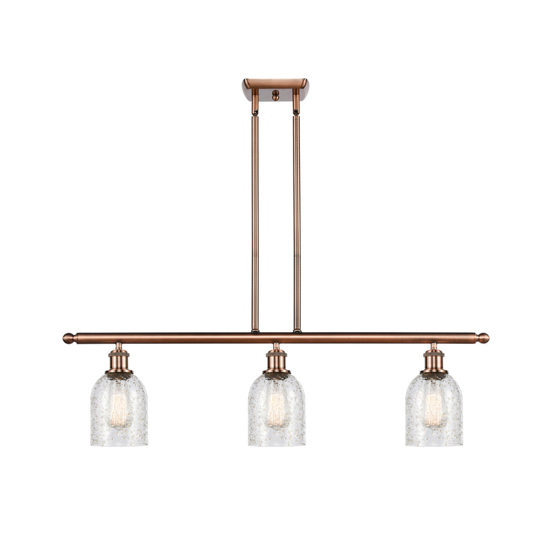 Caledonia Island Light shown in the Antique Copper finish with a Mica shade