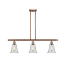 Hanover Island Light shown in the Antique Copper finish with a Fishnet shade