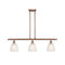 Castile Island Light shown in the Antique Copper finish with a White shade