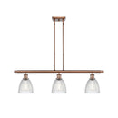 Castile Island Light shown in the Antique Copper finish with a Clear shade