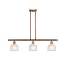 Dayton Island Light shown in the Antique Copper finish with a White shade