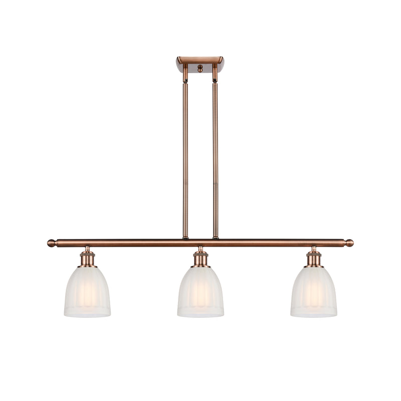 Brookfield Island Light shown in the Antique Copper finish with a White shade