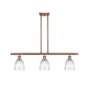 Brookfield Island Light shown in the Antique Copper finish with a Clear shade