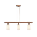 Clymer Island Light shown in the Antique Copper finish with a Matte White shade