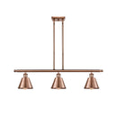 Smithfield Island Light shown in the Antique Copper finish with a Antique Copper shade
