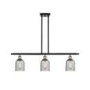 Caledonia Island Light shown in the Black Antique Brass finish with a Charcoal shade