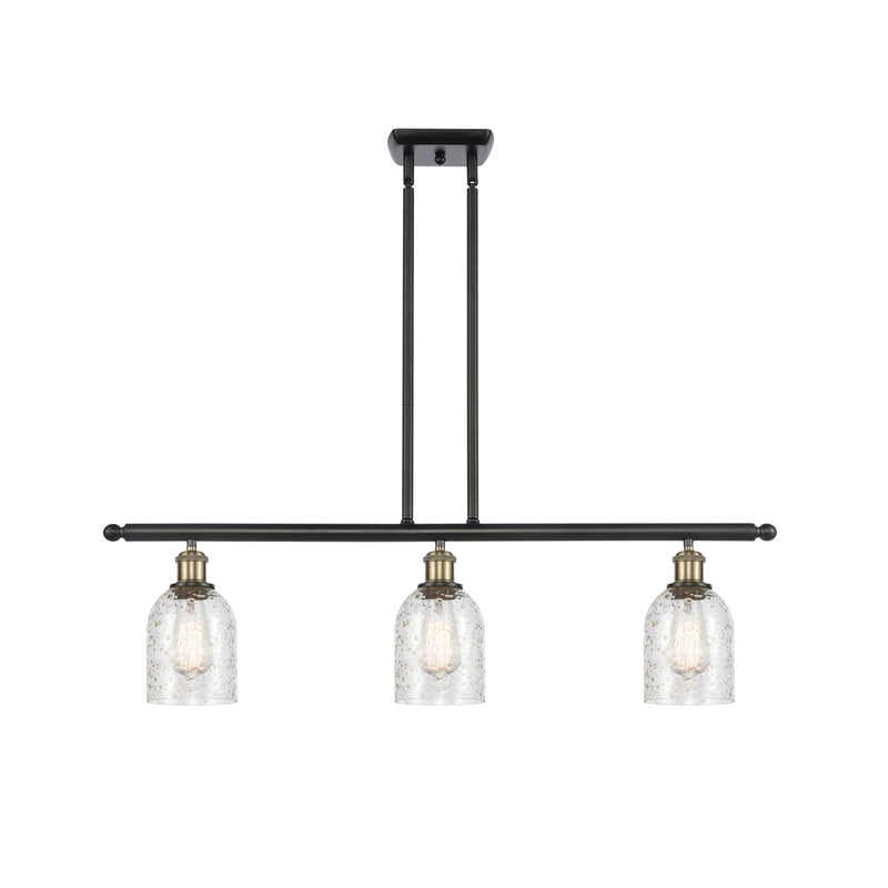 Caledonia Island Light shown in the Black Antique Brass finish with a Mica shade