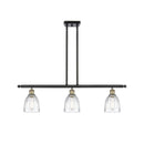 Brookfield Island Light shown in the Black Antique Brass finish with a Clear shade