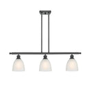 Castile Island Light shown in the Matte Black finish with a White shade