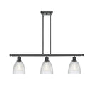 Castile Island Light shown in the Matte Black finish with a Clear shade