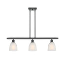Brookfield Island Light shown in the Matte Black finish with a White shade
