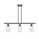 Clymer Island Light shown in the Matte Black finish with a Clear shade