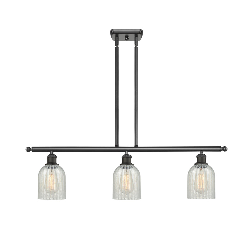 Caledonia Island Light shown in the Oil Rubbed Bronze finish with a Mouchette shade