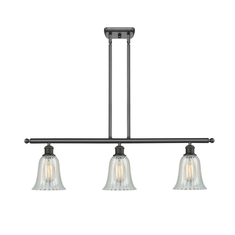 Hanover Island Light shown in the Oil Rubbed Bronze finish with a Mouchette shade