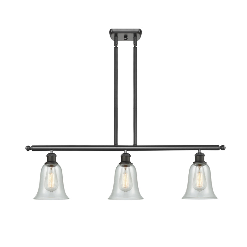 Hanover Island Light shown in the Oil Rubbed Bronze finish with a Fishnet shade