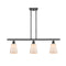 Ellery Island Light shown in the Oil Rubbed Bronze finish with a White shade