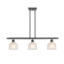 Dayton Island Light shown in the Oil Rubbed Bronze finish with a White shade