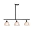 Arietta Island Light shown in the Oil Rubbed Bronze finish with a Clear shade