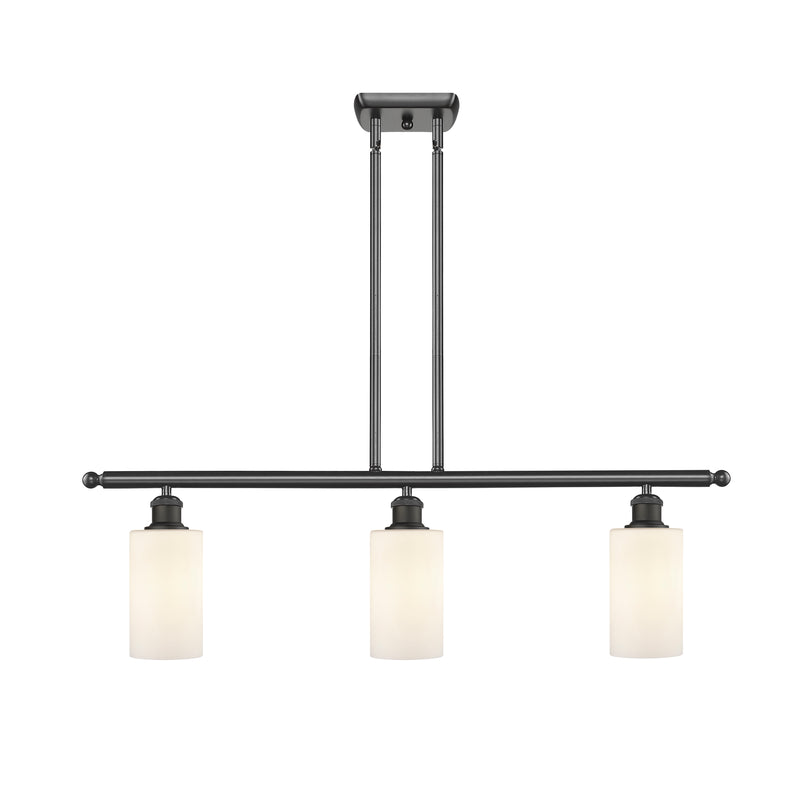 Clymer Island Light shown in the Oil Rubbed Bronze finish with a Matte White shade