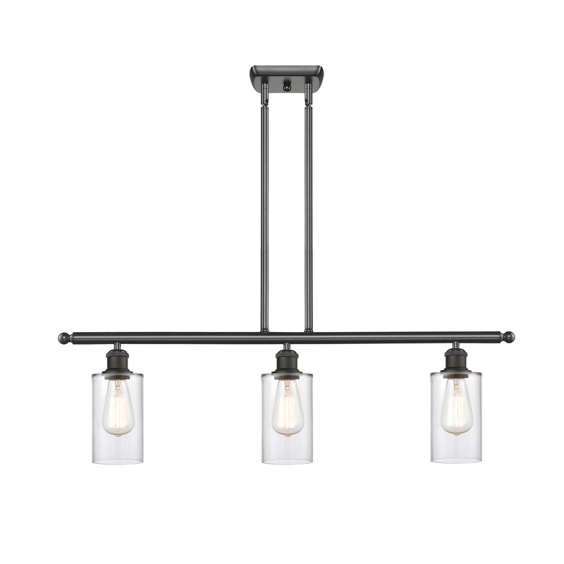 Clymer Island Light shown in the Oil Rubbed Bronze finish with a Clear shade