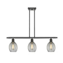 Eaton Island Light shown in the Oil Rubbed Bronze finish with a Clear shade