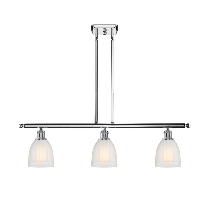 Brookfield Island Light shown in the Polished Chrome finish with a White shade