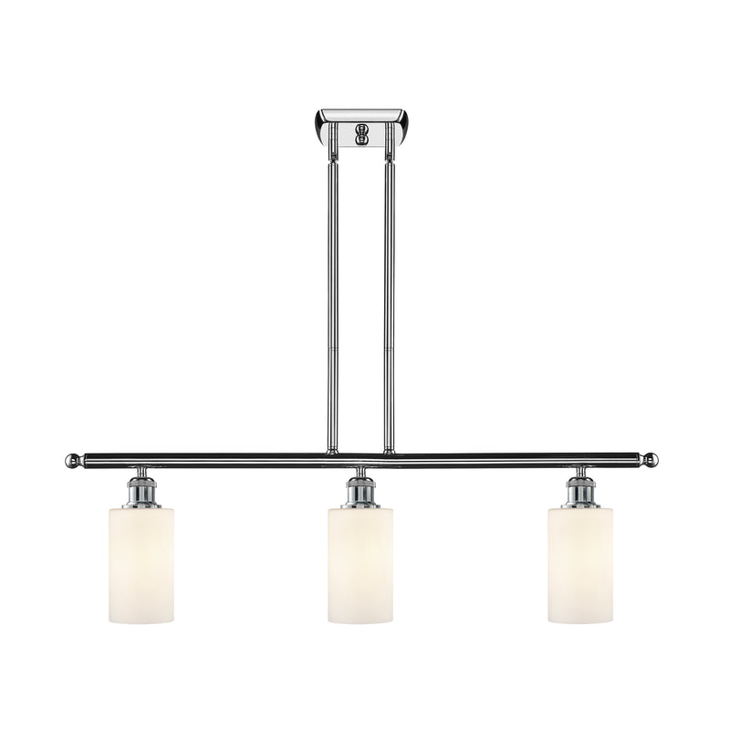 Clymer Island Light shown in the Polished Chrome finish with a Matte White shade