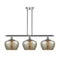 Fenton Island Light shown in the Polished Chrome finish with a Mercury shade