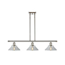 Orwell Island Light shown in the Polished Nickel finish with a Clear shade