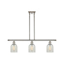 Caledonia Island Light shown in the Polished Nickel finish with a Mouchette shade