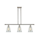 Hanover Island Light shown in the Polished Nickel finish with a Mouchette shade