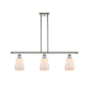 Ellery Island Light shown in the Polished Nickel finish with a White shade