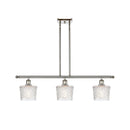 Niagra Island Light shown in the Polished Nickel finish with a Clear shade