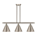 Ballston Cone Island Light shown in the Brushed Satin Nickel finish with a Brushed Satin Nickel shade