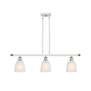 Brookfield Island Light shown in the White and Polished Chrome finish with a White shade