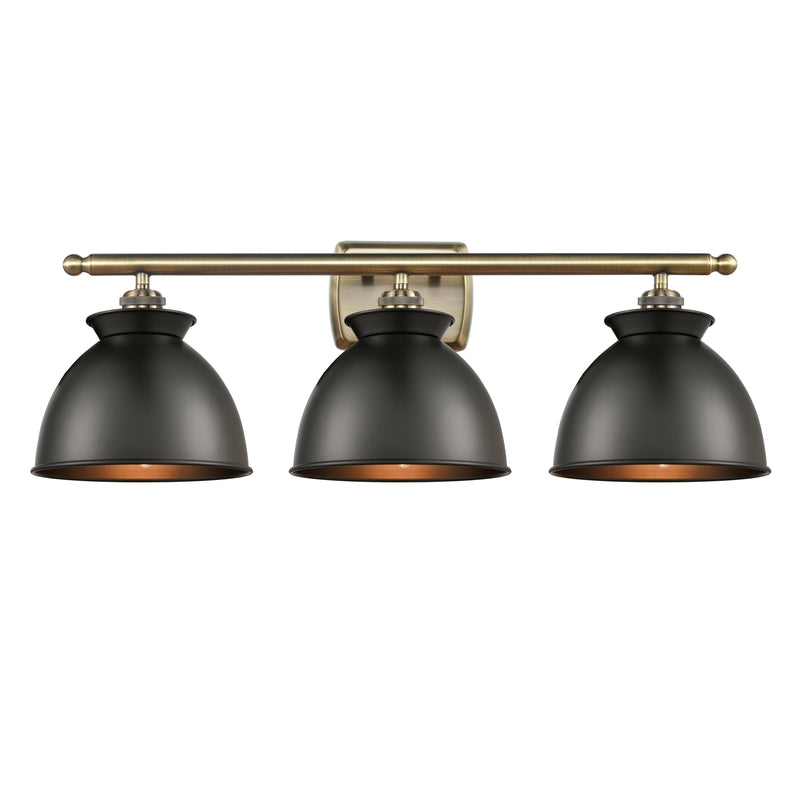 Innovations Lighting Adirondack 3 Light Bath Vanity Light Part Of The Ballston Collection 516-3W-AB-M14-BK