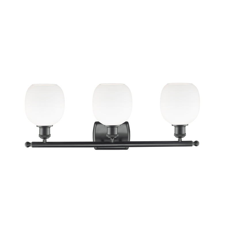 Innovations Lighting Belfast 3 Light Bath Vanity Light Part Of The Ballston Collection 516-3W-BK-G101-LED