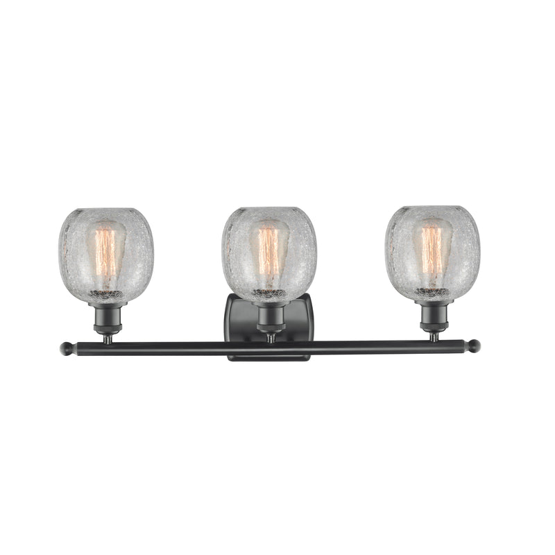 Innovations Lighting Belfast 3 Light Bath Vanity Light Part Of The Ballston Collection 516-3W-BK-G105-LED