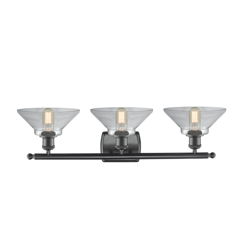 Innovations Lighting Orwell 3 Light Bath Vanity Light Part Of The Ballston Collection 516-3W-BK-G132-LED