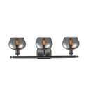 Innovations Lighting Fenton 3 Light Bath Vanity Light Part Of The Ballston Collection 516-3W-BK-G93-LED