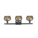 Innovations Lighting Fenton 3 Light Bath Vanity Light Part Of The Ballston Collection 516-3W-BK-G96-LED