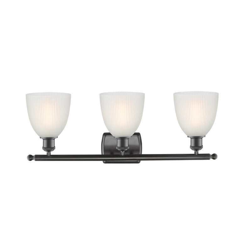 Innovations Lighting Castile 3 Light Bath Vanity Light Part Of The Ballston Collection 516-3W-OB-G381-LED