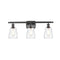 Ellery Bath Vanity Light shown in the Oil Rubbed Bronze finish with a Clear shade