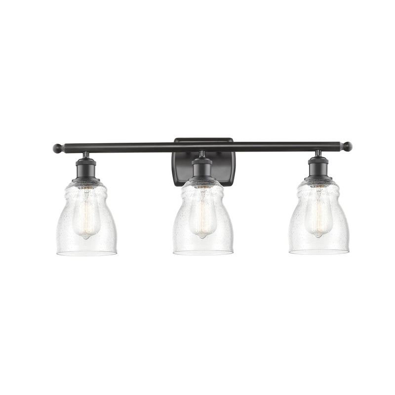 Ellery Bath Vanity Light shown in the Oil Rubbed Bronze finish with a Seedy shade