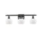 Fenton Bath Vanity Light shown in the Oil Rubbed Bronze finish with a Matte White shade