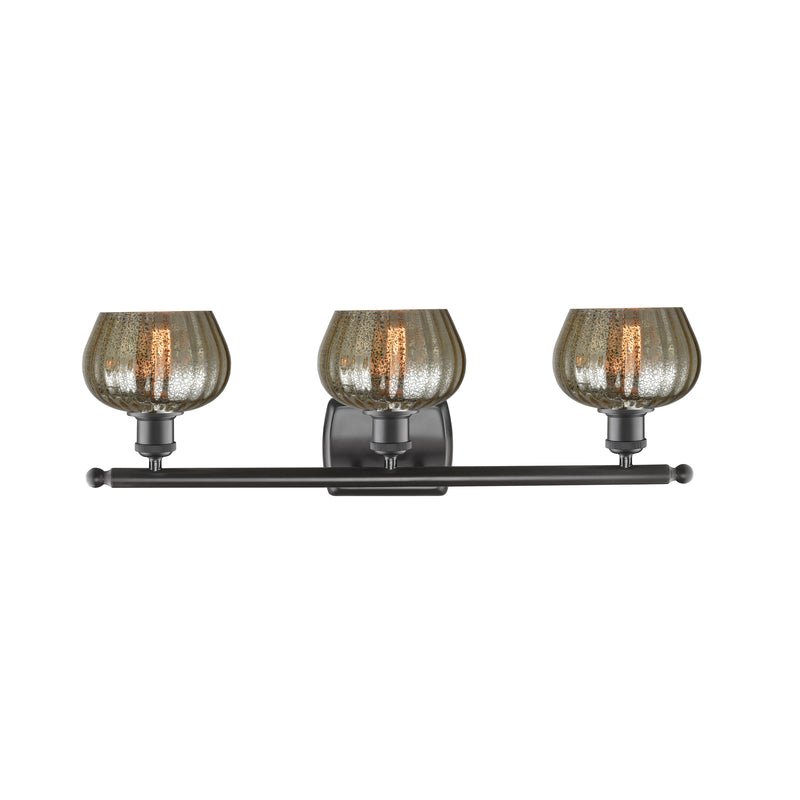 Innovations Lighting Fenton 3 Light Bath Vanity Light Part Of The Ballston Collection 516-3W-OB-G96-LED