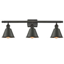 Smithfield Bath Vanity Light shown in the Oil Rubbed Bronze finish with a Oil Rubbed Bronze shade