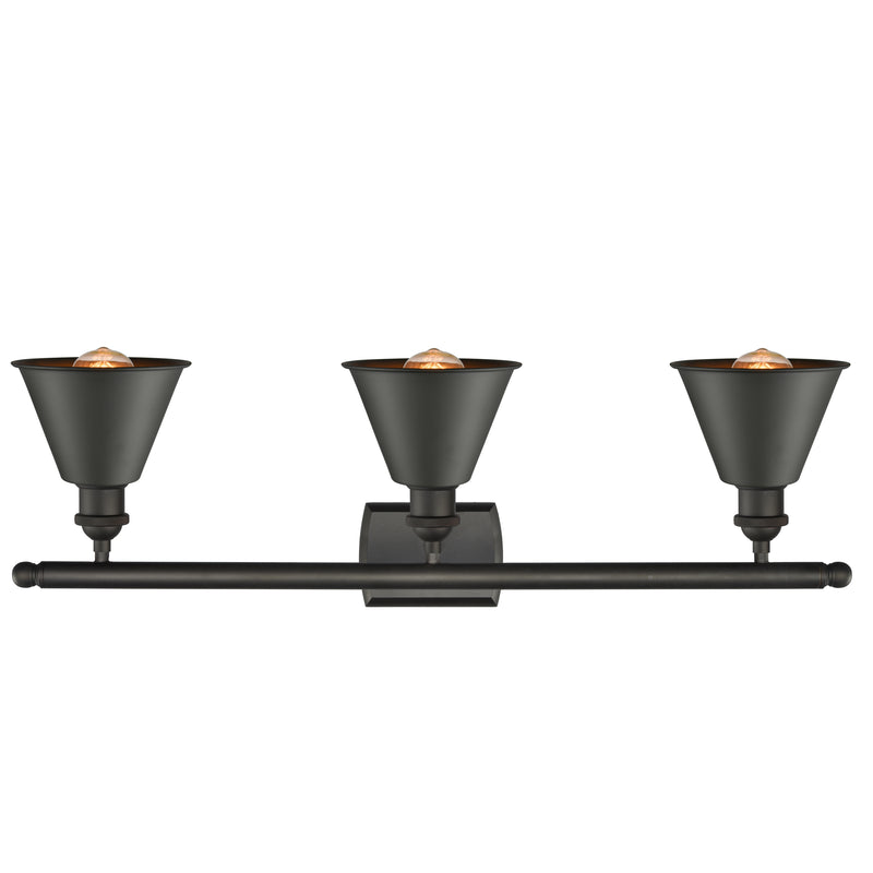 Innovations Lighting Smithfield 3 Light Bath Vanity Light Part Of The Ballston Collection 516-3W-OB-M8-LED